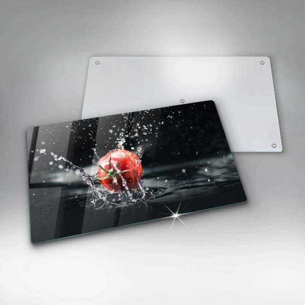 Tocător din sticlă Roșie în apă