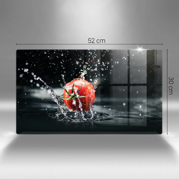 Tocător din sticlă Roșie în apă