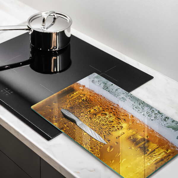 Tocător din sticlă pahar umed de bere