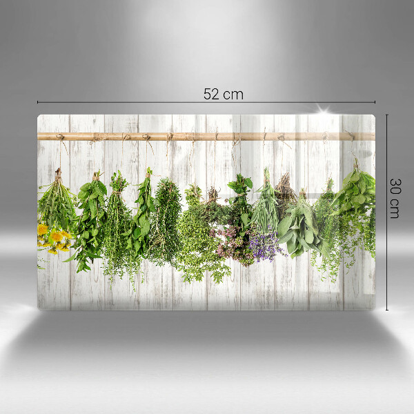 Tocător din sticlă Ierburi și plante uscate