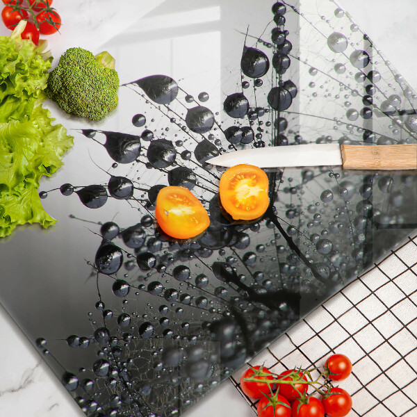 Tocător din sticlă Păpădie și rouă