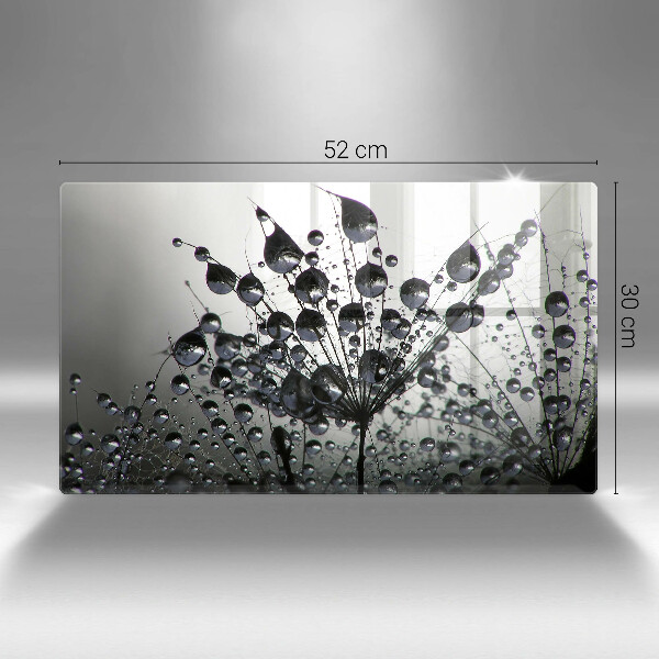 Tocător din sticlă Păpădie și rouă