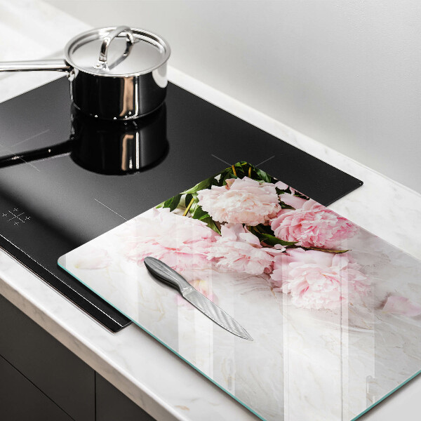 Tocător din sticlă Flori delicate de trandafiri