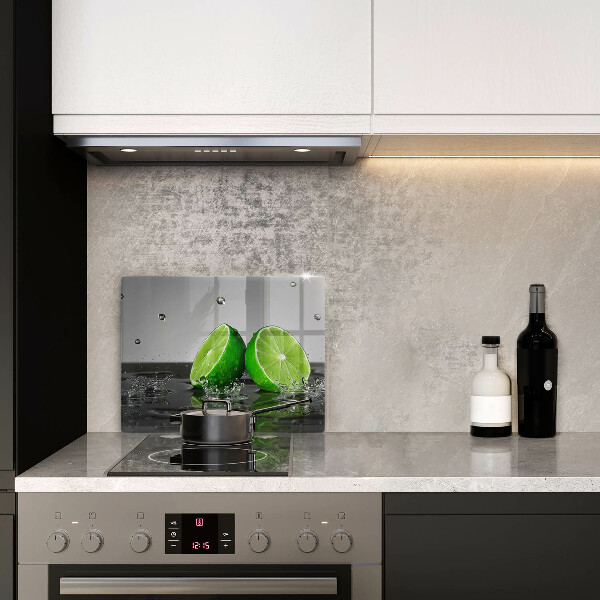 Tocător din sticlă Lime suculente și apă