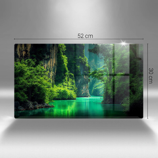 Tocător din sticlă Peisaj lagunar