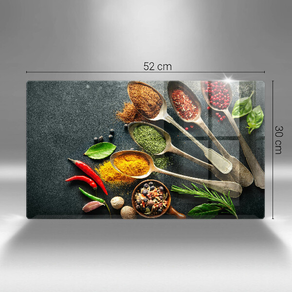 Tocător din sticlă Linguri de bucătărie de condimente