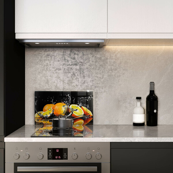 Tocător din sticlă Fructe portocale suculente