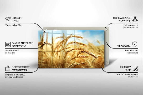 Tocător din sticlă Spice de cereale în câmp