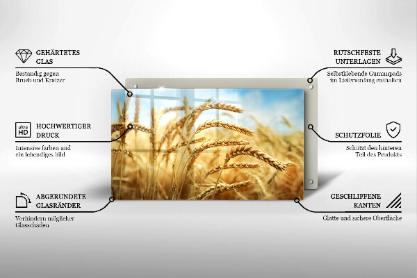 Tocător din sticlă Spice de cereale în câmp