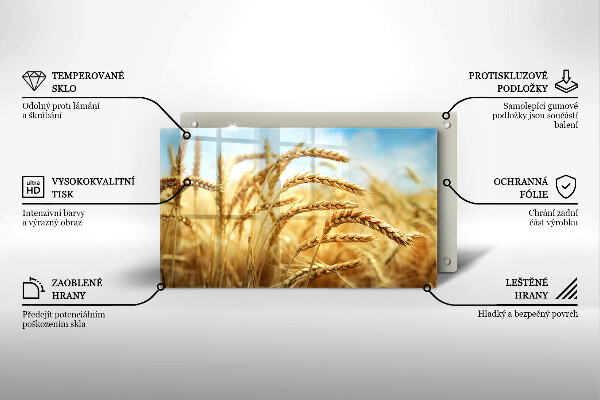 Tocător din sticlă Spice de cereale în câmp