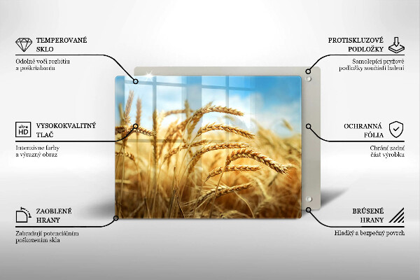 Tocător din sticlă Spice de cereale în câmp