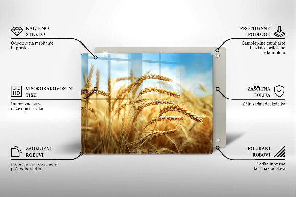 Tocător din sticlă Spice de cereale în câmp