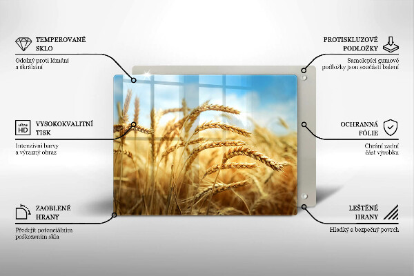 Tocător din sticlă Spice de cereale în câmp