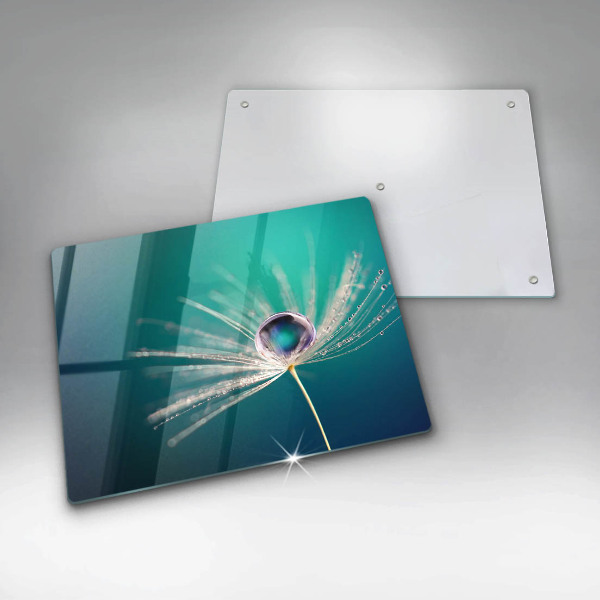 Tocător din sticlă Rouă pe o păpădie