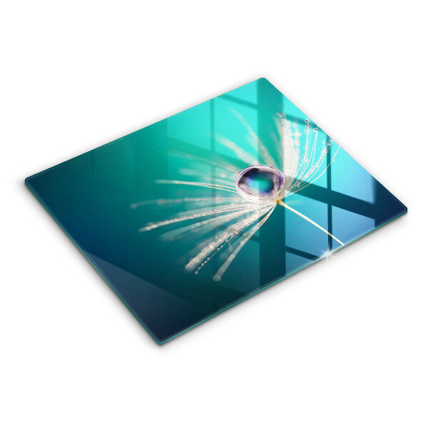 Tocător din sticlă Rouă pe o păpădie