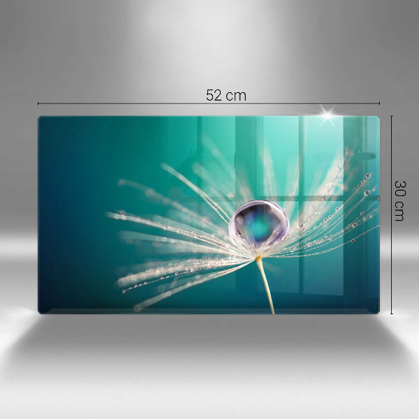 Tocător din sticlă Rouă pe o păpădie