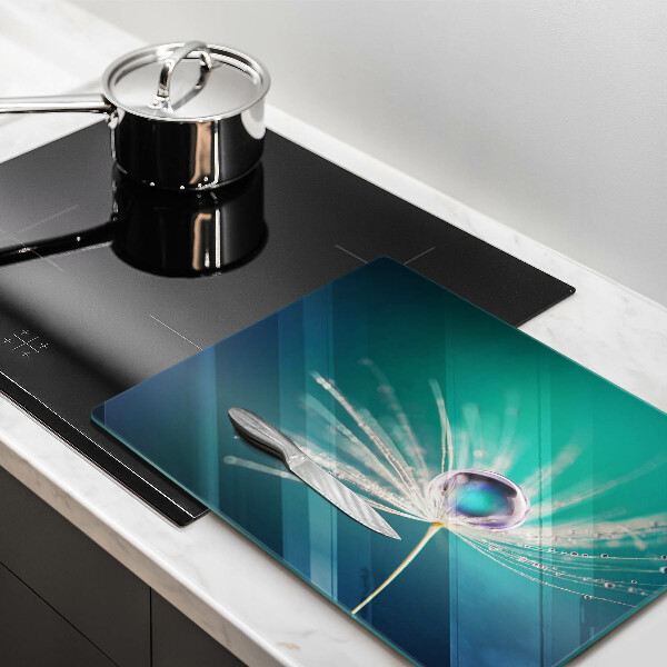 Tocător din sticlă Rouă pe o păpădie