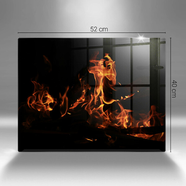 Tocător din sticlă Trage o flacără vie