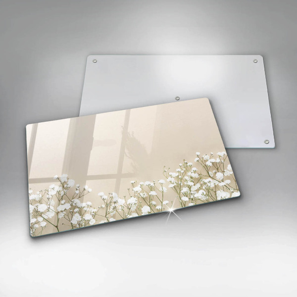 Tocător din sticlă Flori boho din ipsos