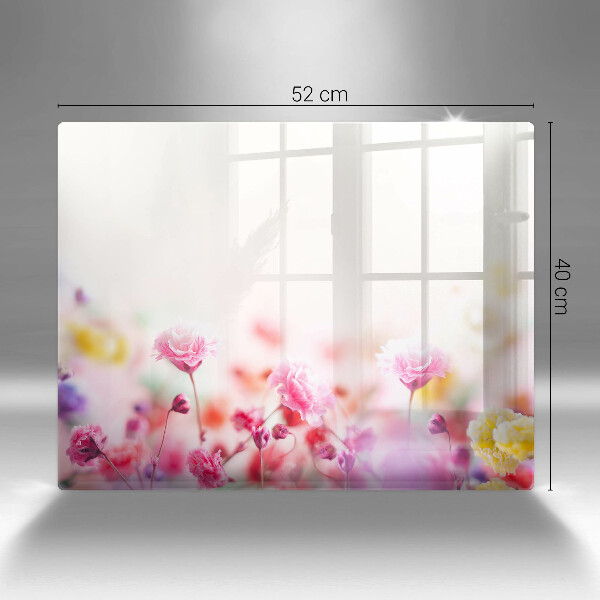 Tocător din sticlă Lunca de flori