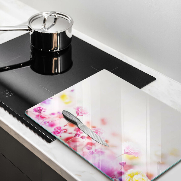 Tocător din sticlă Lunca de flori