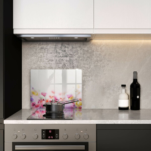 Tocător din sticlă Lunca de flori