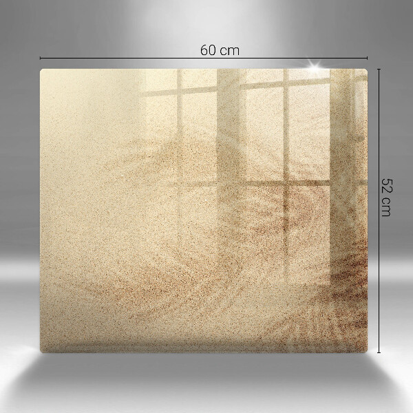 Tocător din sticlă Vacanță pe plajă cu nisip