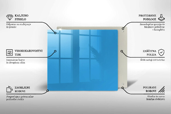 Tocător de bucătărie Culoarea albastra