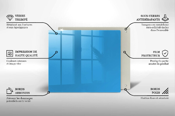Tocător de bucătărie Culoarea albastra