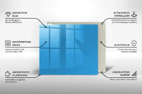 Tocător de bucătărie Culoarea albastra