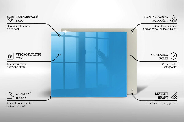 Tocător de bucătărie Culoarea albastra