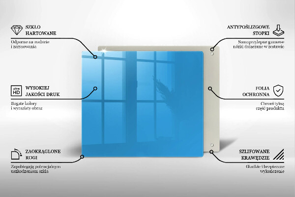 Tocător de bucătărie Culoarea albastra