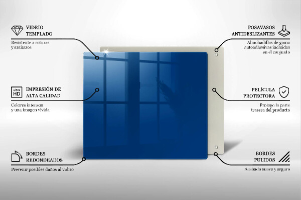 Tocător de bucătărie Culoarea albastra