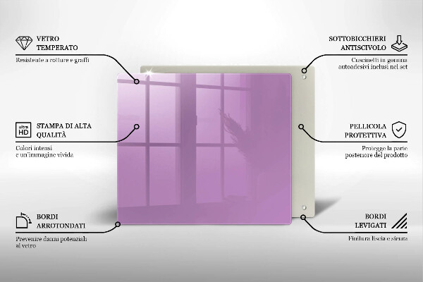 Tocător de bucătărie Culoare violet