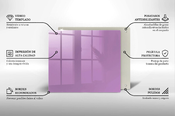 Tocător de bucătărie Culoare violet