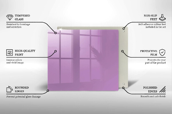 Tocător de bucătărie Culoare violet