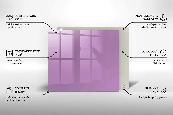 Tocător de bucătărie Culoare violet