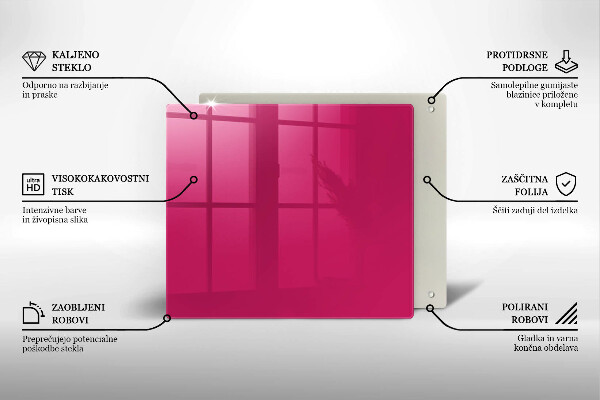 Tocător de bucătărie Culoarea roz