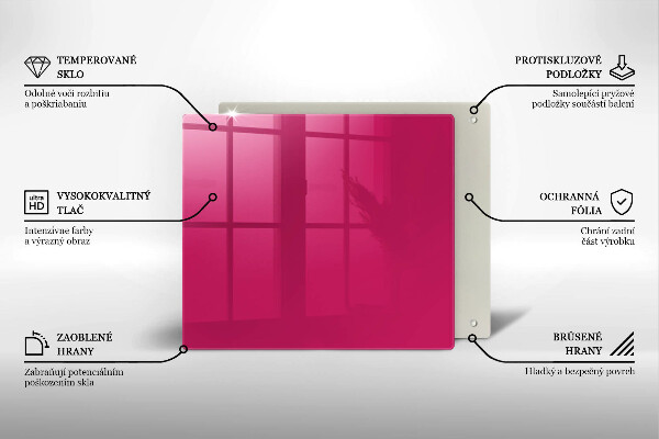 Tocător de bucătărie Culoarea roz