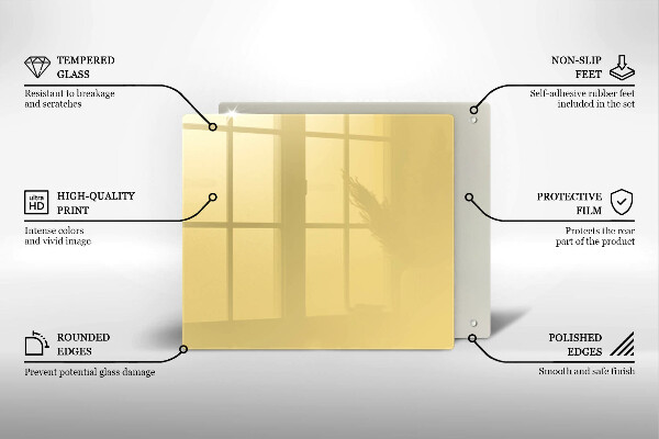 Tocător de bucătărie Galben