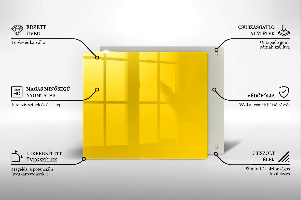 Tocător de bucătărie Galben
