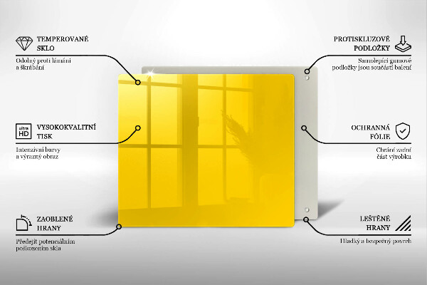 Tocător de bucătărie Galben