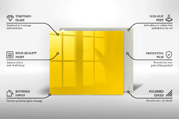 Tocător de bucătărie Galben