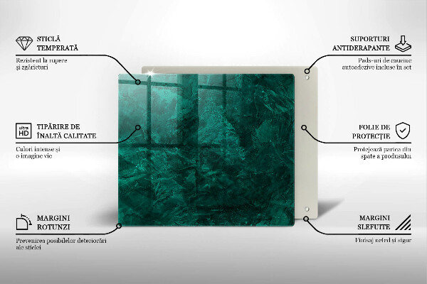 Tocător din sticlă Textura de fundal de piatră