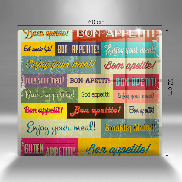 Tocător din sticlă Subtitrări Bon appetit limbi