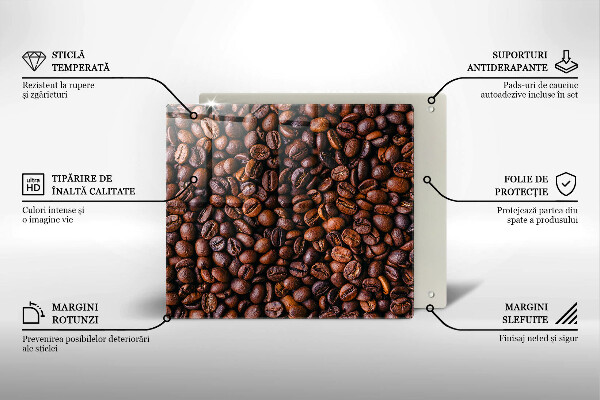 Tocător de bucătărie Boabe de cafea