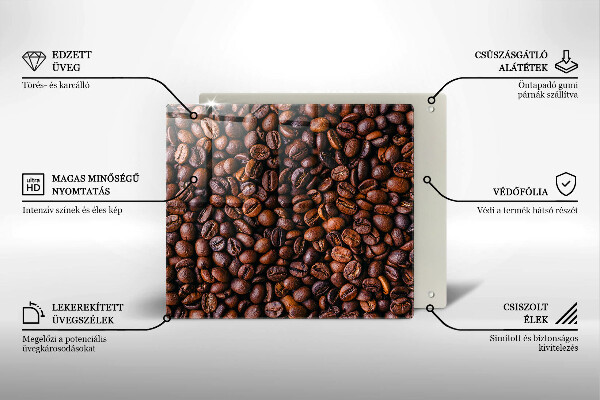 Tocător de bucătărie Boabe de cafea