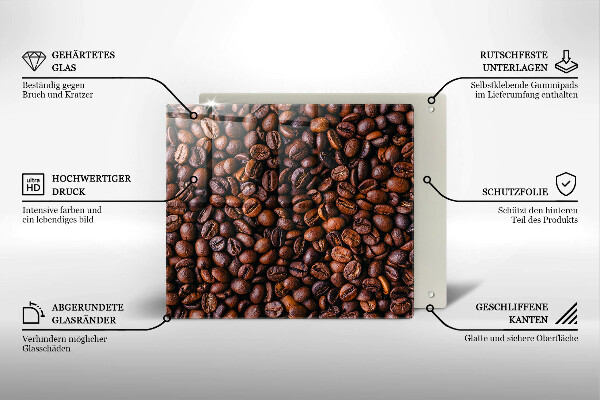 Tocător de bucătărie Boabe de cafea