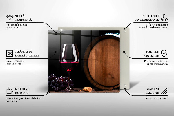 Tocător de bucătărie Pahar de vin butoi