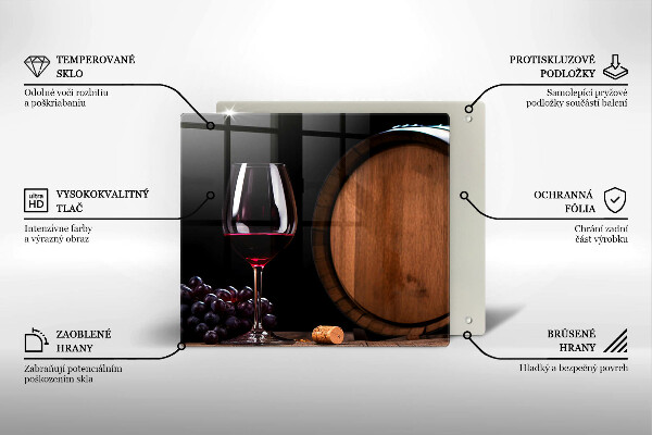 Tocător de bucătărie Pahar de vin butoi